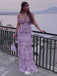 Elegant Spaghetti Strap V-neck Sheath Long Prom Dress Ideas, Evening Party Dresses,WGP1171