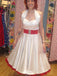 Vintage Halter A-line Long Prom Dress Ideas, Evening Party Dresses,WGP1767