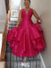 Elegant V-neck Sheath Long Prom Dress Ideas, Evening Party Dresses,WGP1771