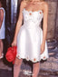 Elegant Strapless A-line Short Mini Homecoming Dress,EPT612