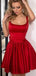 Elegant Red Scoop Ball Gown Popular Cheap Short Homecoming Dresses, EPT306