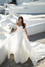 Gorgeous Sweetheart Off Shoulder With Train Popular Bridal Long Wedding Dresses, WDH110