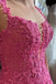 Gorgeous A-line Spaghetti Straps Sleeveless Applique Beads Cheap Maxi Long Party Prom Gowns,Evening Dresses,WGP489