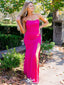 Gorgeous Mermaid Strapless Sleeveless Side Slit Cheap Maxi Long Party Prom Gowns,Evening Dresses,WGP500