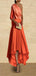 Popular Orange One Shoulder Pleats Long Prom Dresses,Evening Dresses,WGP311