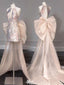 Shiny Pink Halter Mermaid Short Homecoming Dresses For Party, EPT675
