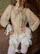 Unique White Halter A-Line Long Sleeve Short Homecoming Dresses For Birthday Party, EPT701
