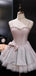 Sparkly Pink Spaghetti Strap A-Line Sleeveless Homecoming Dresses For Birthday Party, EPT698