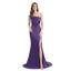 Mismatched Plum Mermaid Side Slit Cheap Long Bridesmaid Dresses Online, WGM135