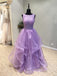 Elegant Open Back Popular Cheap Long Evening Prom Dresses, WG1013 - Wish Gown