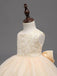 Beige Lace Top Sleeveless Flower Girl Dresses, Popular Tulle Flower Girl Dresses,  FG039 - Wish Gown