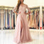 Long Sleeve Side Split Tulle Formal Evening Cheap Long Prom Dresses, WG791