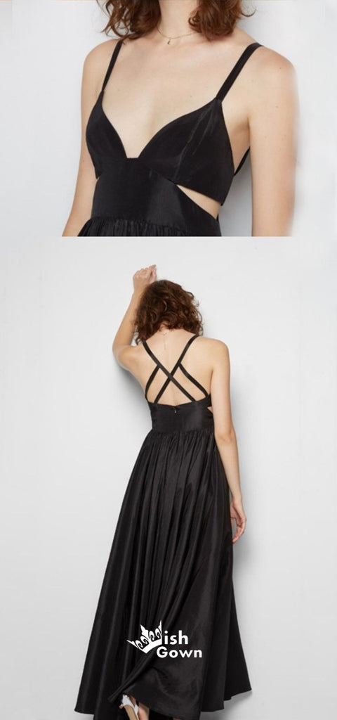 Popular Simple Sexy Open Back On Sale Cheap Long Prom Dresses, WG1038