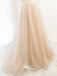 Lace Strapless Sweetheart A-line Beads Tulle Evening Gowns Prom Dresses , WGP162