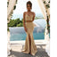 Elegant Two Pieces Sexy Cheap Sweetheart Mermaid Long Bridesmaid Dresses, WG465 - Wish Gown