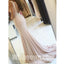 Sexy Mermaid Cheap Side Split Backless Deep V Neck Long Prom Dresses, WG1091