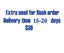 Extra Cost of Rush Order, Get goods within 15-20 days - Wish Gown