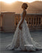 Gorgeous Applique Spaghetti Strap Dreaming Wedding Dress WDH052