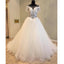 Charming Unique Cap Sleeves Cheap Bridal Long Wedding Dresses, WG1239 - Wish Gown